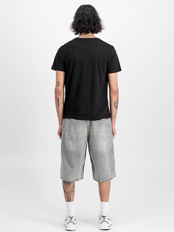 Alpha Industries Men's Basic Big Logo T-Shirt Pack of 2