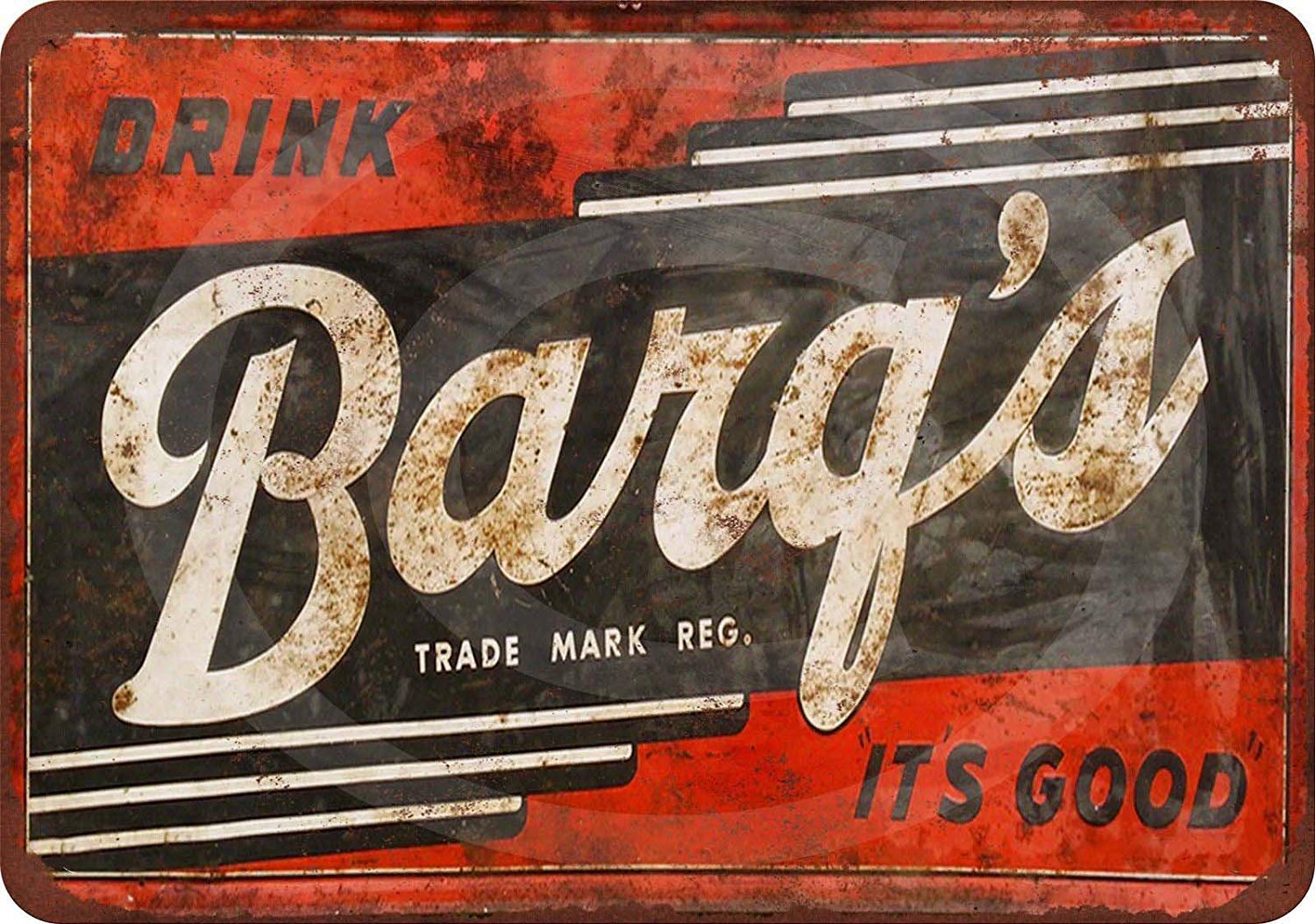 Biopracess Metalpostera12806 Barq's Root Beer Vintage Look Aluminum Outdoor Courtyard Decoration Sign 8X12 Inch