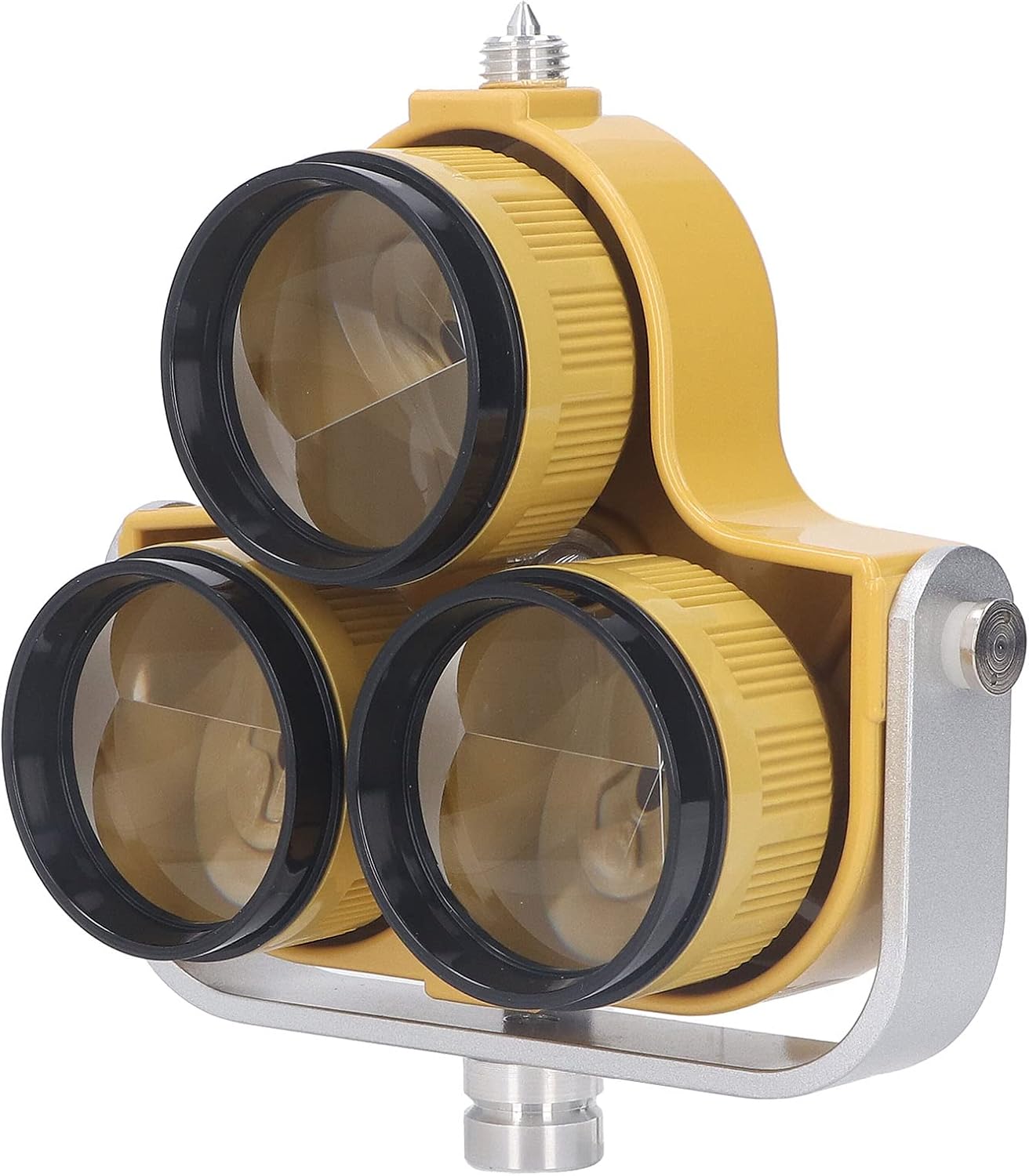 Triple Prism 64mm Effective Diameter 0mm Or -30mm Offset Optical Glass Total Station Surveying Prism