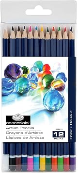 Royal & Langnickel Essentials Color Pencil Set, 12-Piece