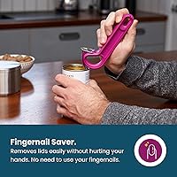 Vista 5 de Dext - Abrelatas de Anilla, Abrelatas de Latas Pop para Personas Mayores, Artritis y Parkinson, Fácil de Abrir, Mango Ergonómico con Agarre Cómodo.