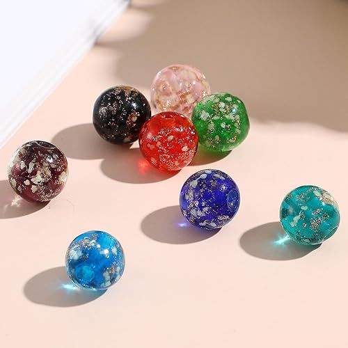 Miniatura 2 de EXCEART 80 piezas de accesorios para el cabello para hacer joyas, collar de cuentas de bricolaje que brillan en la oscuridad, cuentas para hacer