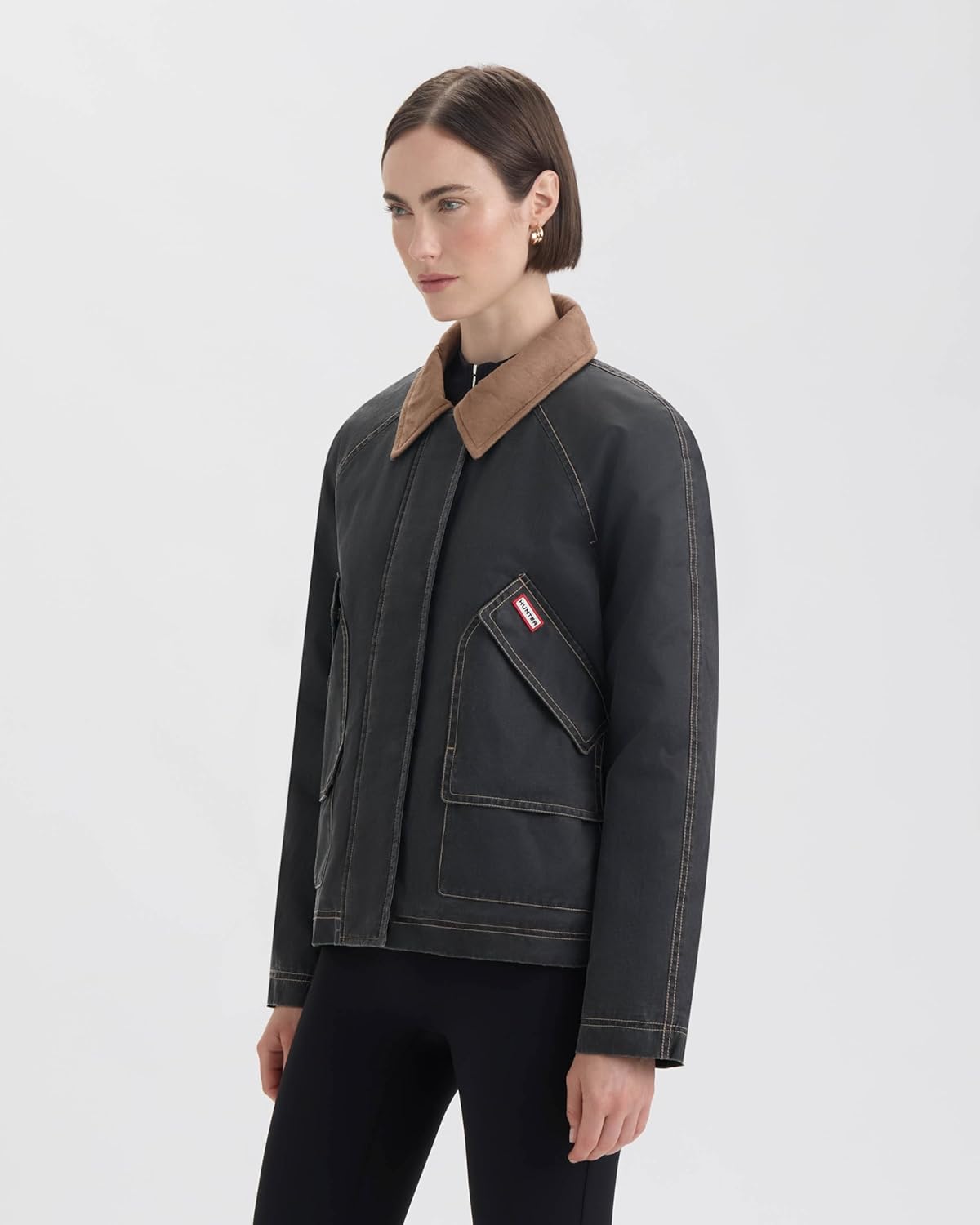 BEX Waxed Like Hunting Jacket,Black,M