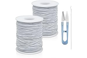 FIVEIZERO White Elastic String 330 Feet