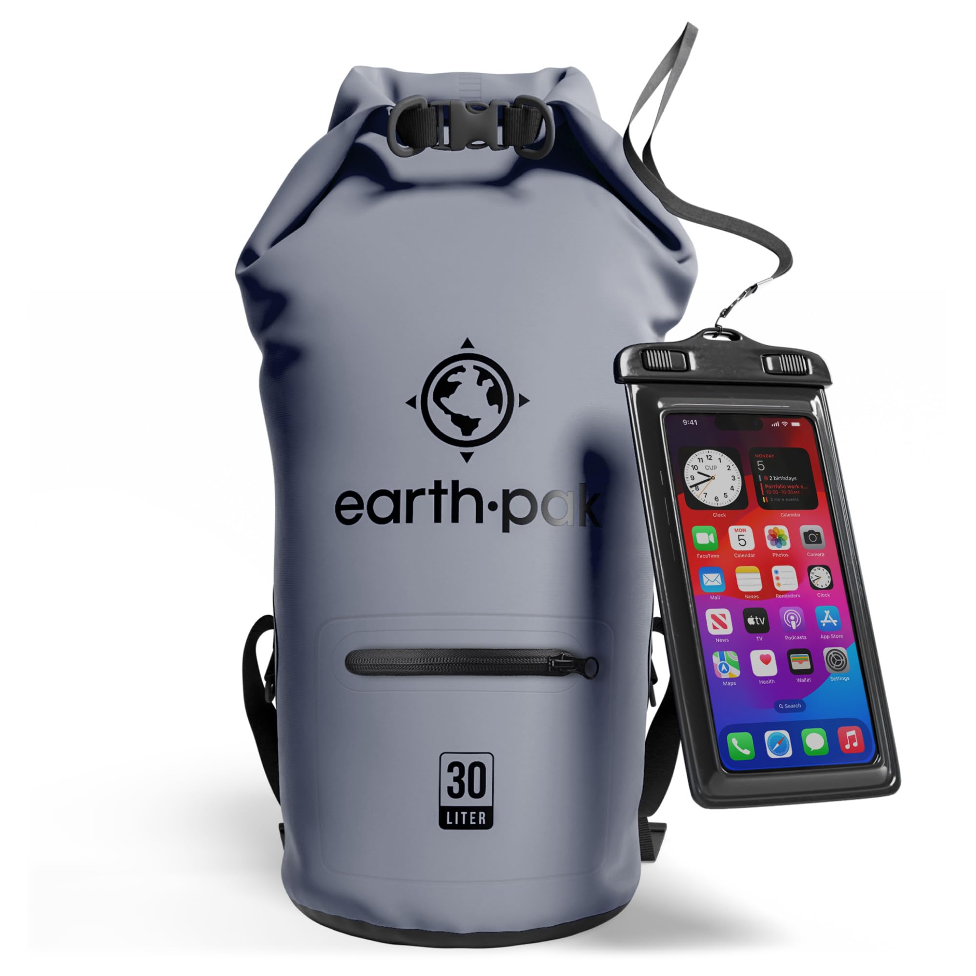 Amazon | Earth Pak防水ドライバッグ(フロントジッパーポケット Amazon | Earth Pak防水ドライバッグ(フロントジッパーポケット