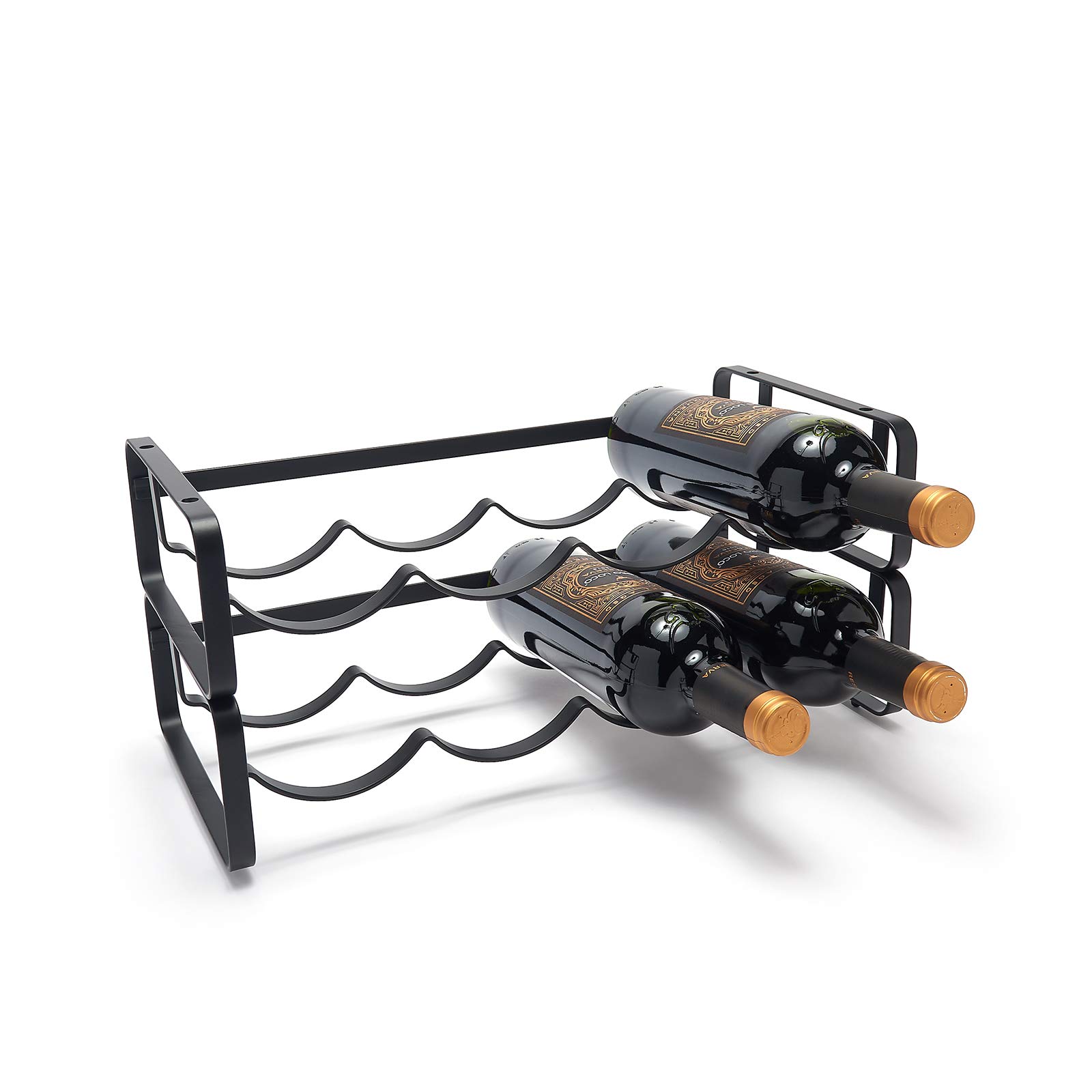 simplywire – Botellero Modular – Botellero apilable – Negro