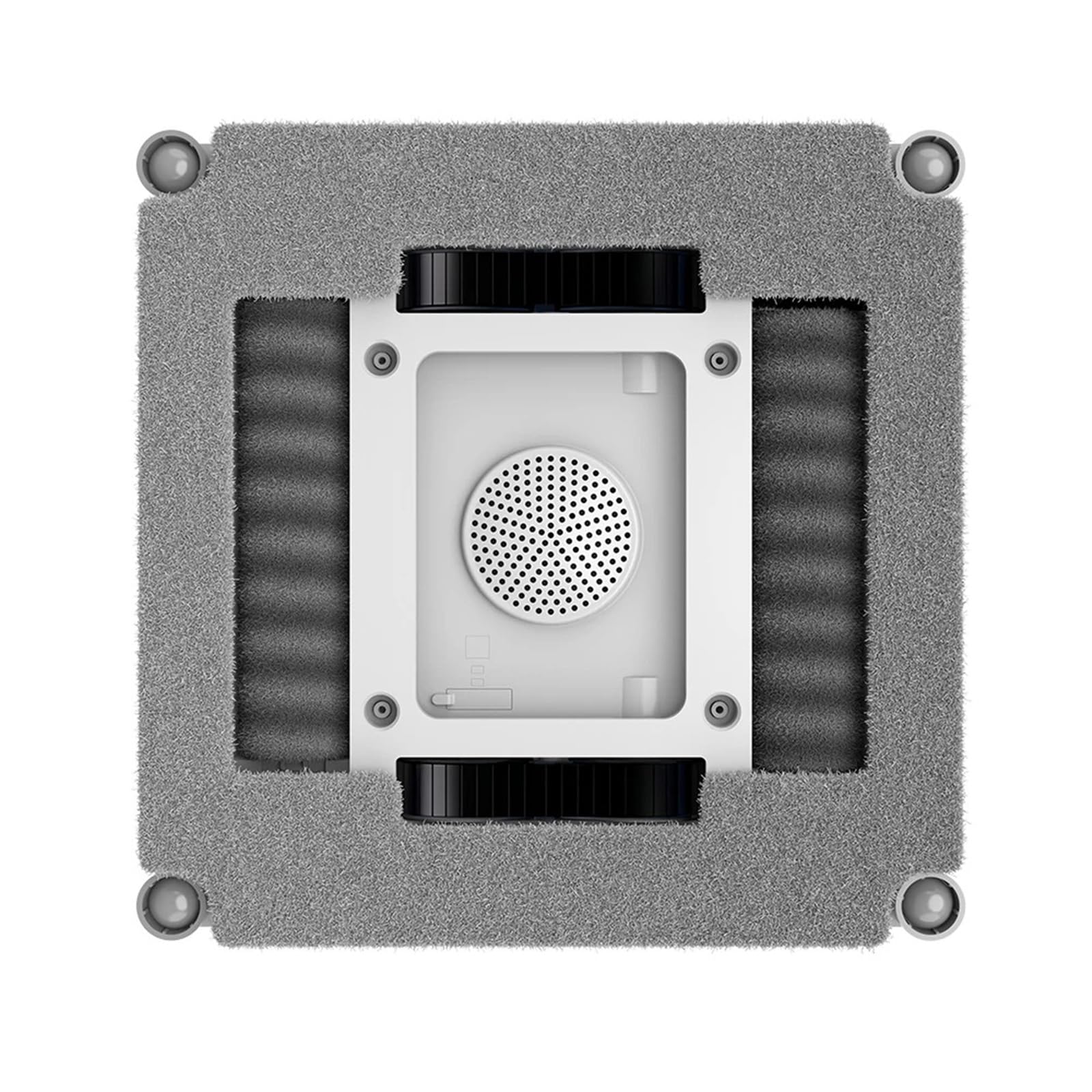 For S9-Faser-Wischtücher, Kompatibel Mit Liectroux, Fensterputzroboter, Fensterputzroboter-Zubehör, 4 Mopps + 2 Rollenbürsten, Mop-Tuch