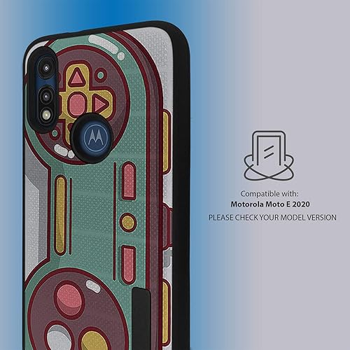 Miniatura 6 de CasesOnDeck - Funda de agarre compatible con Motorola Moto E 7 generaciónMoto E 2020 Grip Tactical funda delgada de goma resistente negro mate