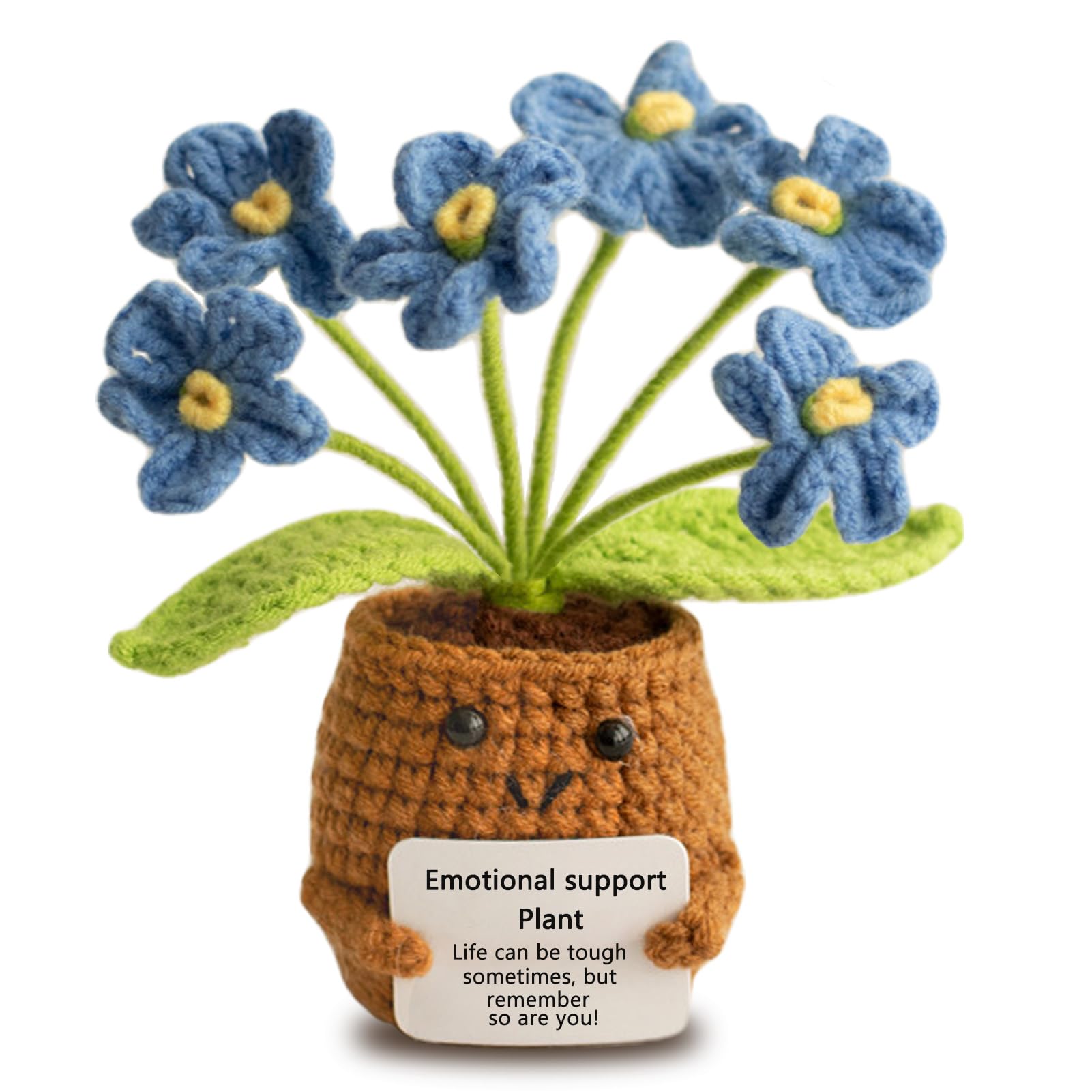 Aruigu Pocket Hug Herz Kleine Geschenke, Positive Kartoffel Serien Gehäkelte Glücksbringer Gute Besserung Genesungsgeschenke Geschenke Prüfung Zeugnis Geburtstagsgeschenk Freunden Kollegen