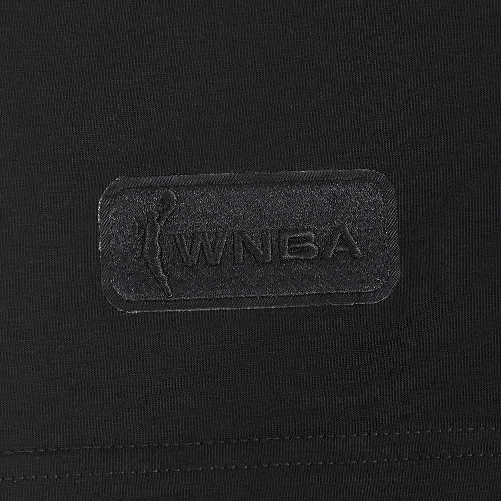 Mens WNBA Classic Triple Black Cotton Short Sleeve Tee