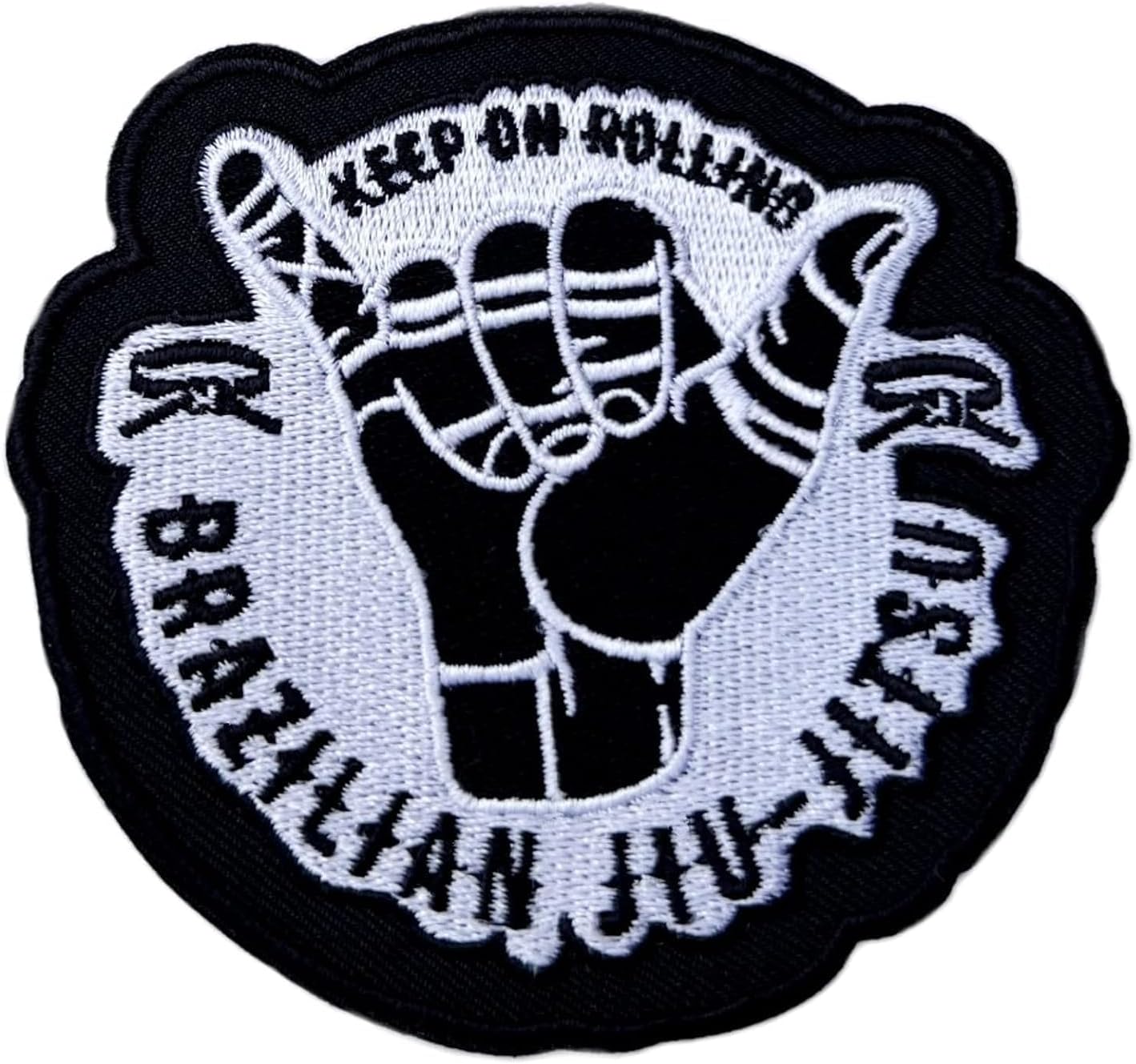 Keep On Rolling Brazilian Jiu Jitsu Patch (3.5 Inch