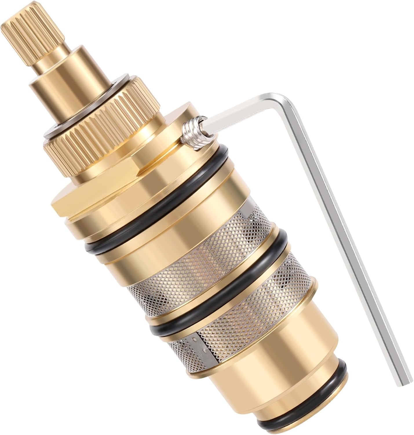 Niukuyu Brass Bath Shower Thermostatic &Handle for Mixing Valve Mixer