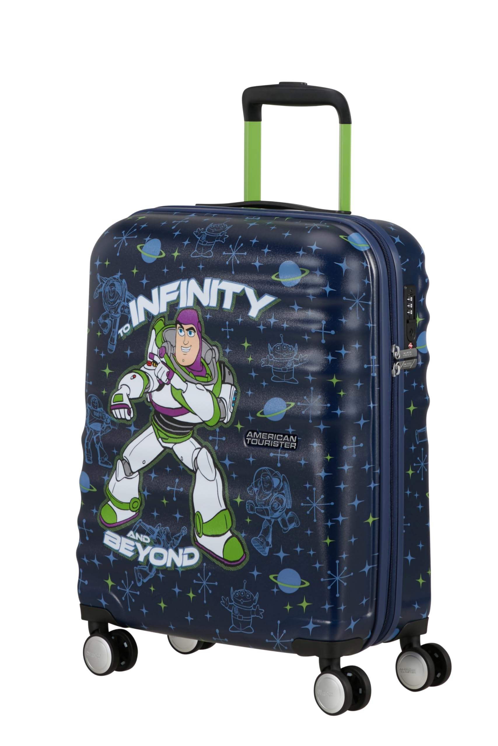 American Tourister Trolley Wavebreaker Disney Spinner 55/20 TSA Disney FL Buzz Lightyear - Bleu Marine