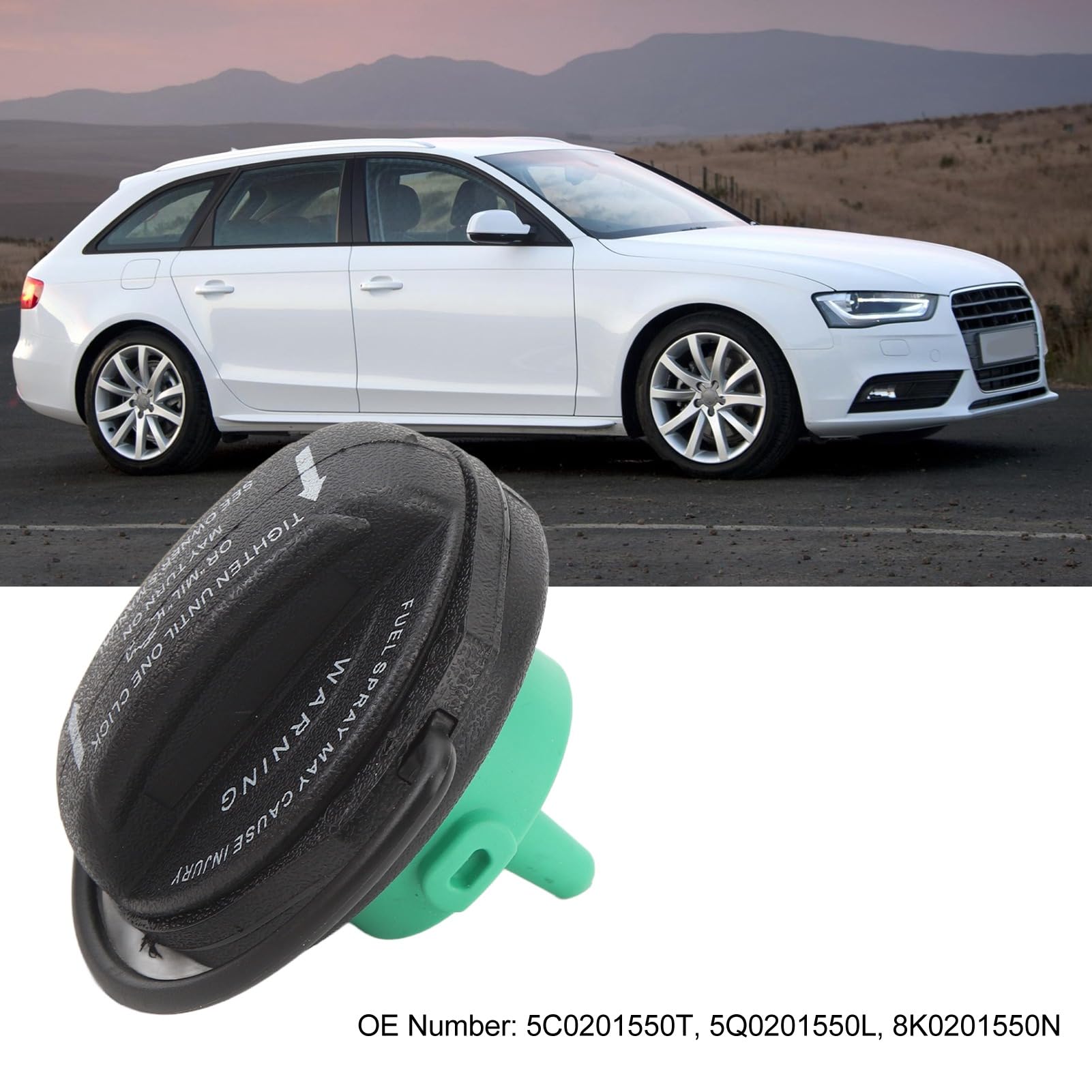 Tapa del depósito de Combustible del Coche Tapa de la Tapa del depósito de Combustible del Coche 5Q0201550L 8K0201550N para A4 para A5 para Q5 para S8 para Sq5