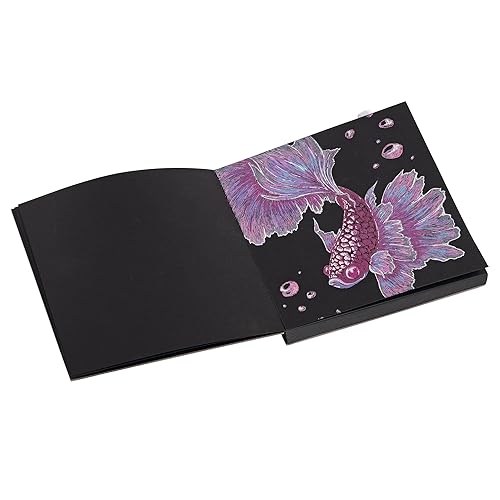 Miniatura 5 de SoHo Urban Artist Cuaderno de bocetos de ladrillo para bocetos, dibujos, lápices de colores, grafito y más, color negro, 5.5 x 5.5 pulgadas (150