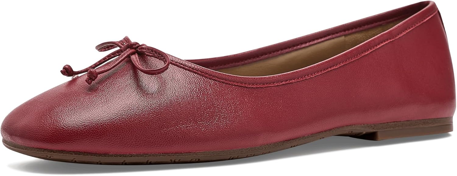 Sam Edelman Women's Alie Ballet Flat Deep Scarlet 11 M