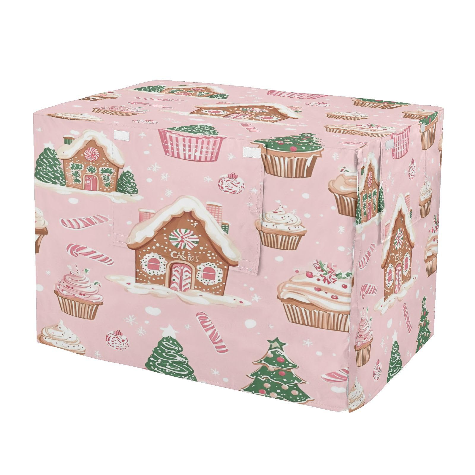 Abdeckung für Hundebox Welpe Drahtkäfig Abdeckung Hundekäfig Vorhänge 121.9 cm