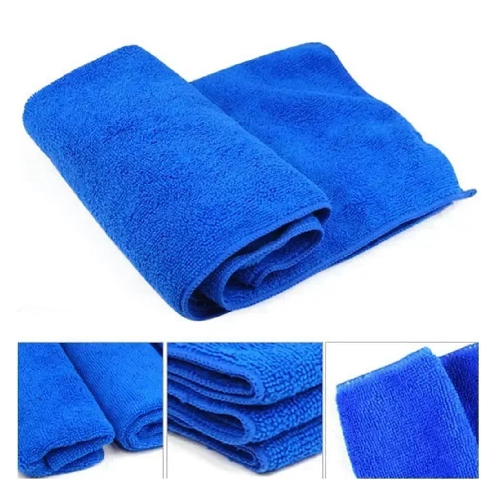 Absorbent Microfiber Cleaning Cloths - Lint Free Reusable Towels for Car Windows and Household Use 100PCS — view 5