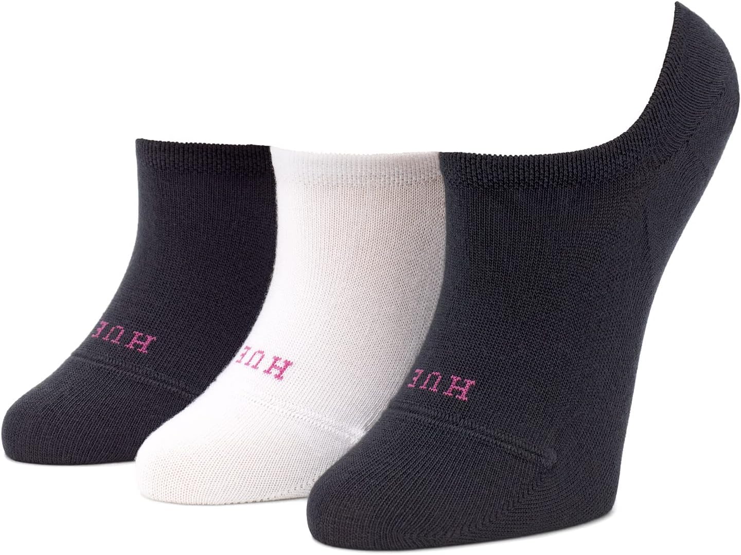HUE womens The Perfect Sneaker Liner 3 Pair Pack