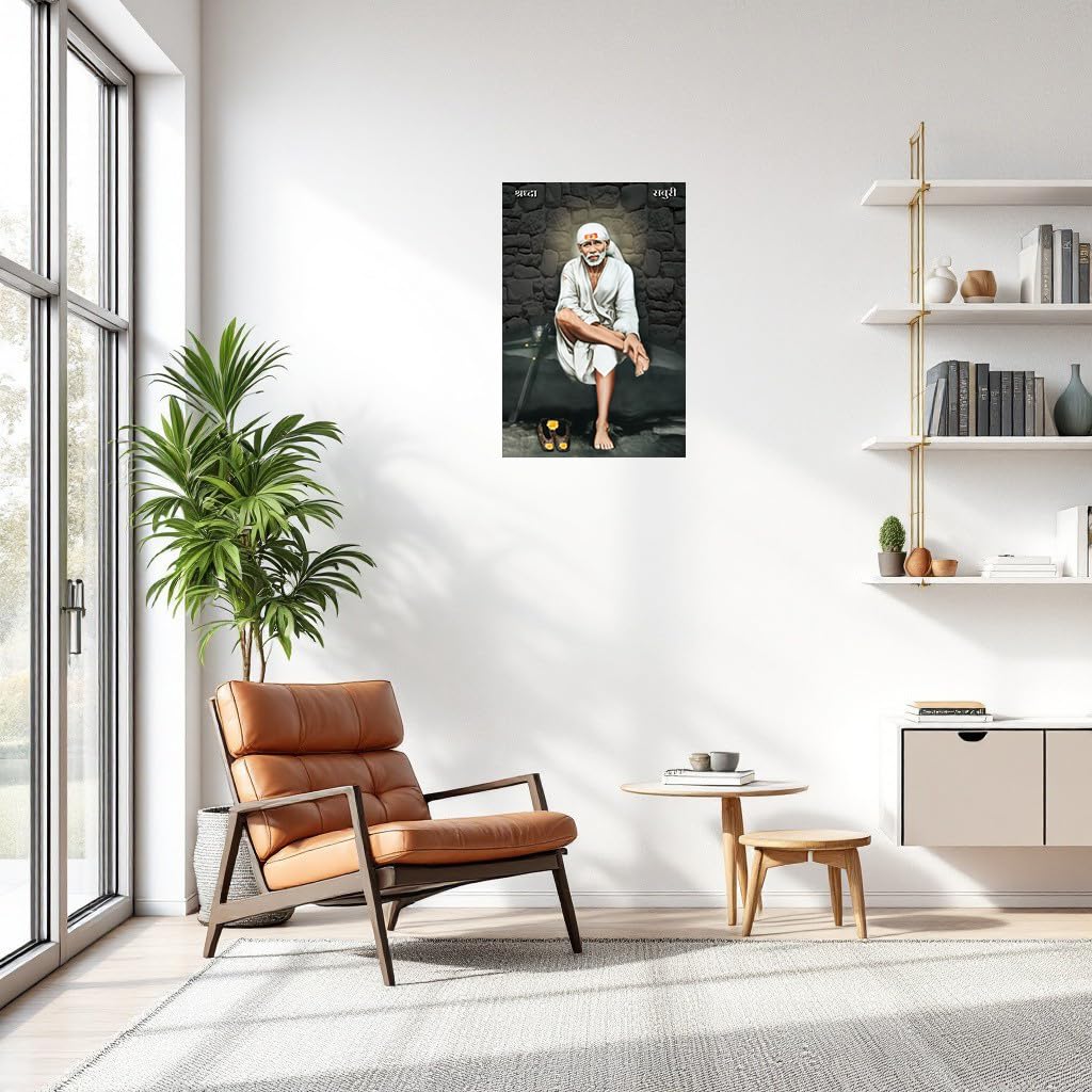 Shirdi Saibaba Wall Poster - 24x36 Inch -7