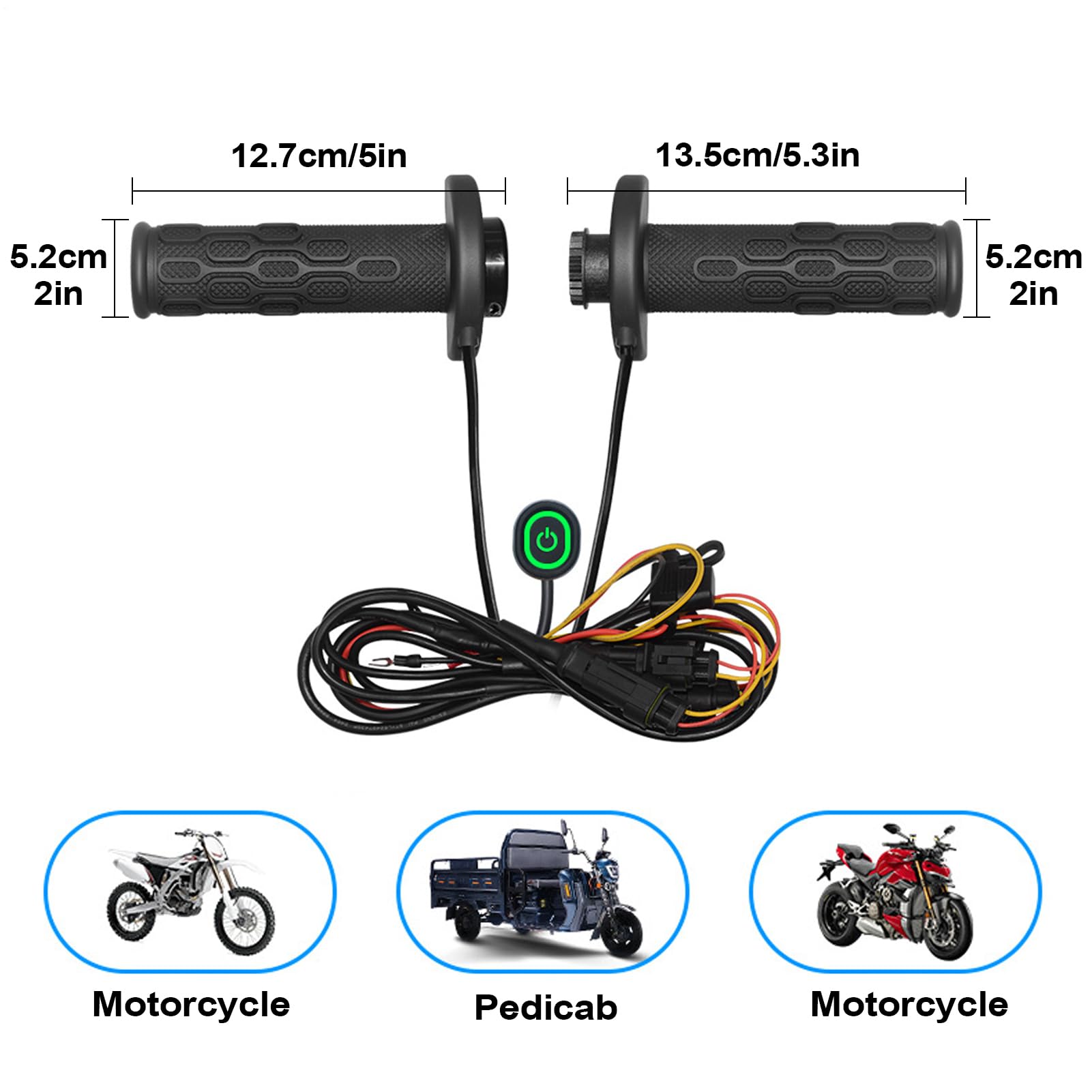 Scaldamani Per Motocicletta Manubri Con Riscaldamento Rapido Invernale | Coprimanopole Per Scooter Caldo E Moto Scaldamani Riscaldato Inverno Outdoor Protezione Dal Freddo Attrezzatura Da Guida Pa