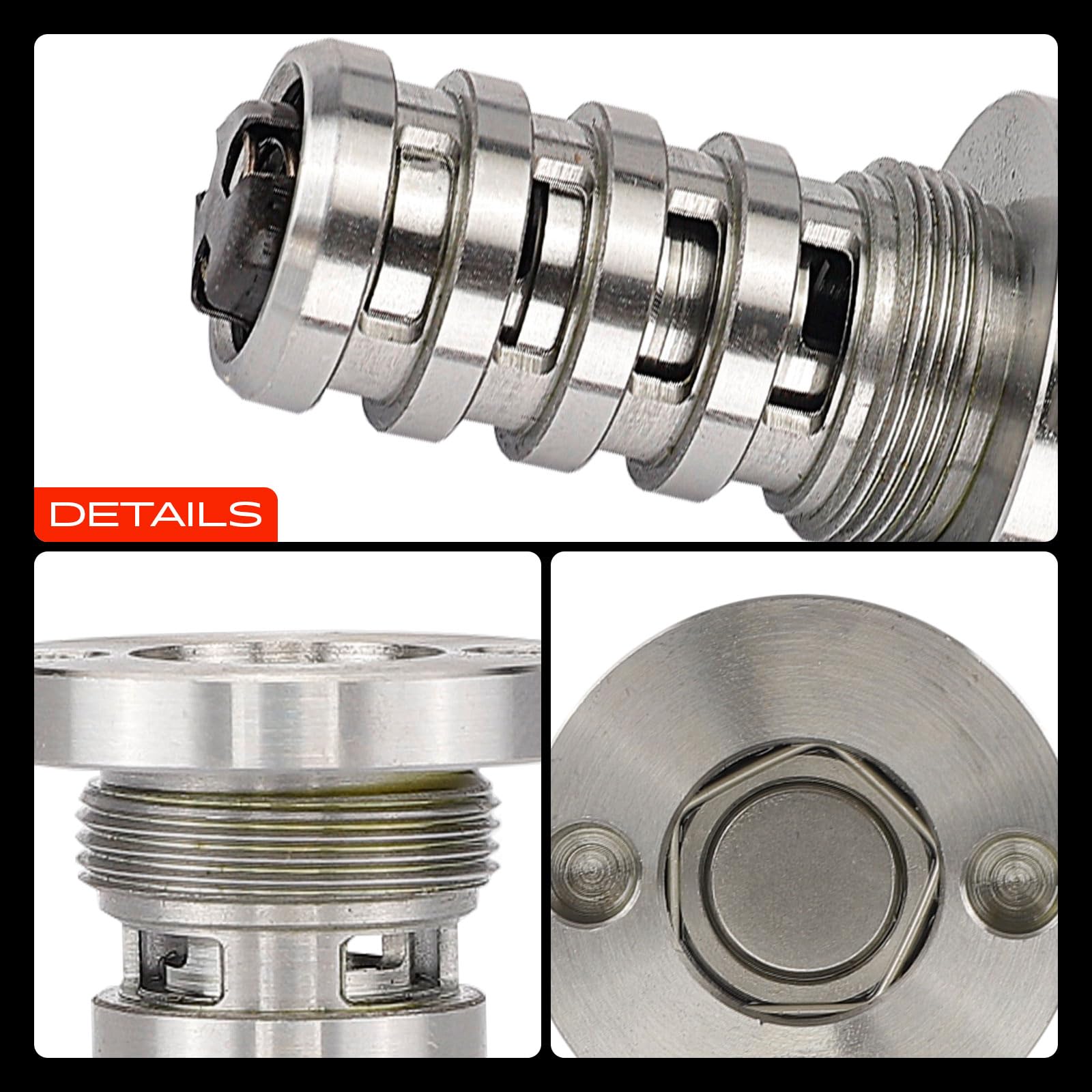 Frankberg 1x Steuerventil Nockenwellenverstellung Einlassseite Kompatibel mit Golf V 1K1 2.0L 2004-2009 Leon 1P1 1.8L 2007-2012 A3 8P1 1.8L 2.0L 2004-2012 Replace# VVT303
