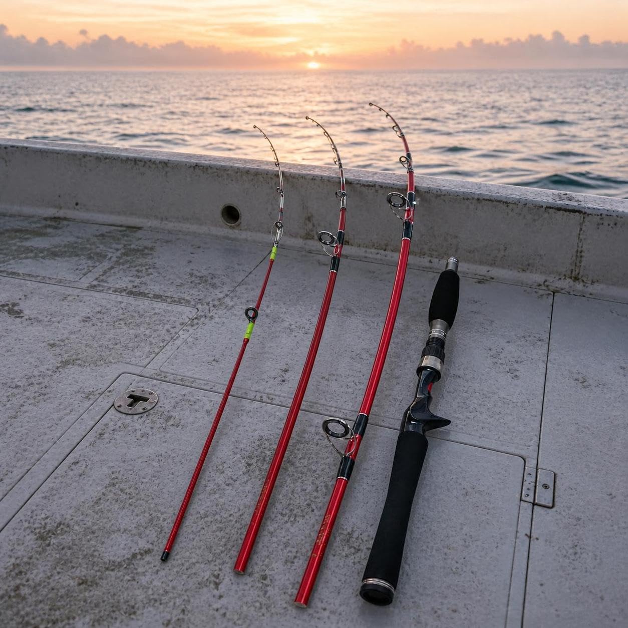 Canna da Pesca Jigging Punta Piena | Componenti in metallo, Canna per Bolentino, Pesca barca, Per Pescatori Professionisti