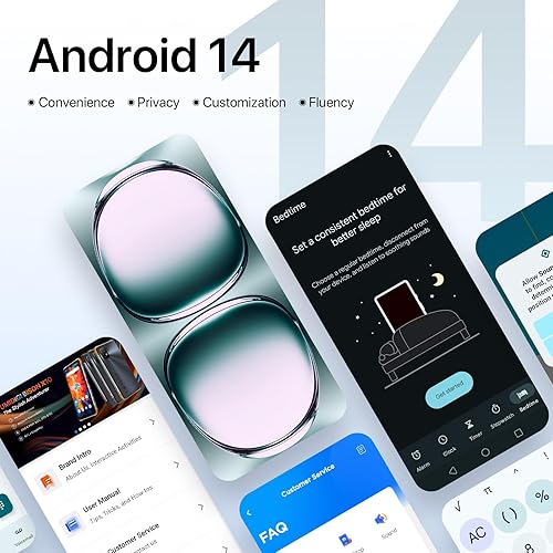 Miniatura 2 de UMIDIGI Nota 100 Teléfono desbloqueado, 8-core Android 14 teléfonos celulares, 12 (6+6) GB+128GB Expandir 1TB, 6.8 ''HD+120Hz pantalla, 50MP