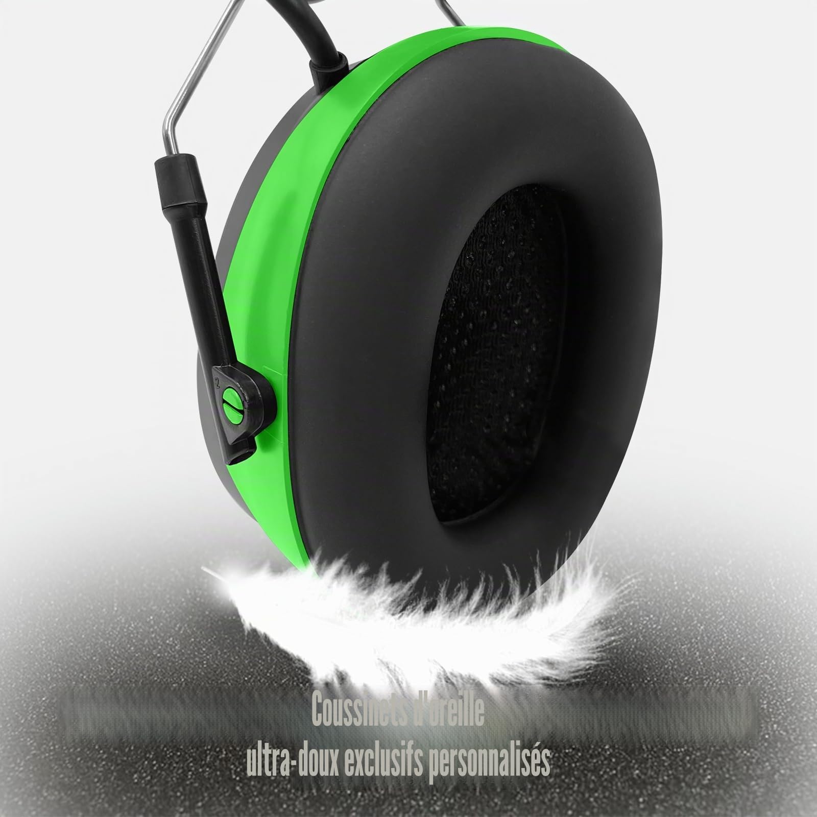 Casque anti Bruit Radio DAB + / FM et Bluetooth 5.4, casques sans fil à annulation de bruit pour atelier, jardin/tonte,SNR 30dB