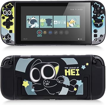 GeekShare Switch2対応カバー+ケース +アナログスティックカバー(羅小黒)セット