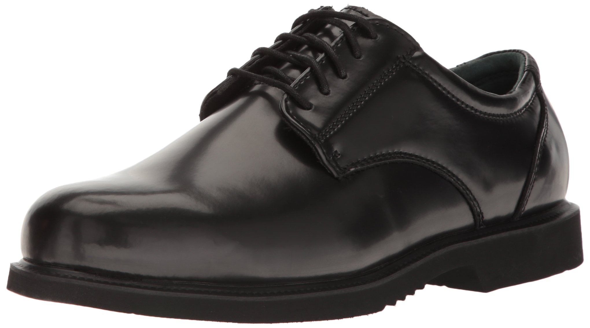 ThorogoodBlack Leather Oxford mens Black Leather Oxford