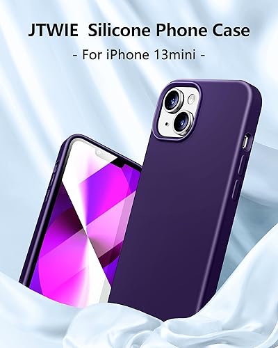 Miniatura 5 de Funda 5 en 1 para iPhone 13 Mini de 5.4 pulgadas, con 2 protectores de pantalla + 2 protectores de lente de cámara, funda protectora delgada de