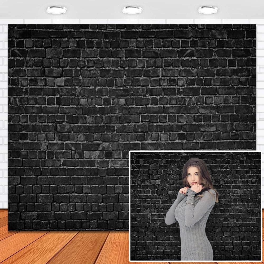 Leowefowa Brick Wall Backdrop 10x8ft Vinyl Pink Rustic Retro Stone Brick Photography Backdrops for Baby Shower Birthday Party Decorations Background Photo Studio Proprs Banner