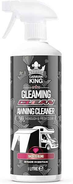 Awning & Canopy Cleaner Spray – Removes Dirt, Algae & Mould from Caravan Awnings, Tents & Outdoor Fabrics, 1L - 1