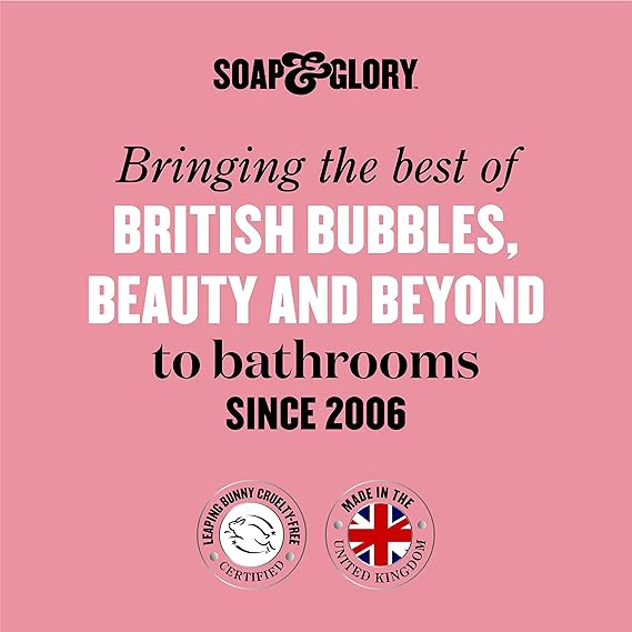 Soap & Glory Bright & Beautiful Brightening Sheet Face Mask - Vitamin C + White Flower Exfoliating Sheet Mask - Brilliance Boosting Face Mask for Dull Skin (29g)
