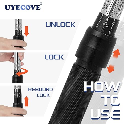 Miniatura 4 de UYECOVE Llave dinamométrica de 14 pulgada 2-20 Nm, juego de 13 llaves dinamométricas para bicicleta, kit de herramientas de mantenimiento de