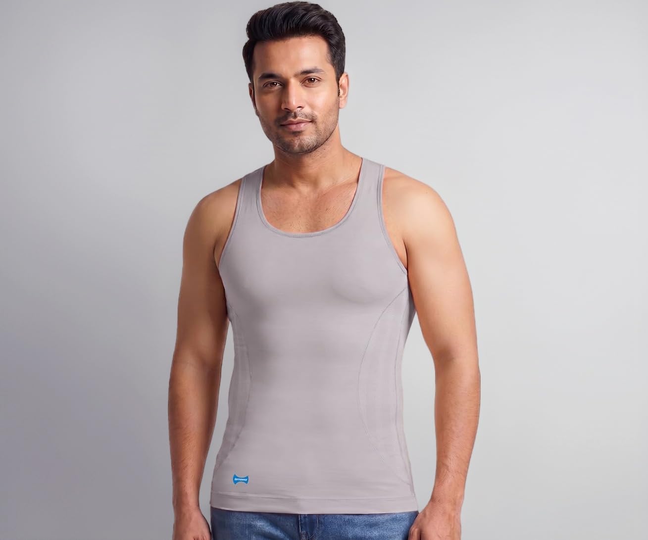 dermawear Men Zenrik Everyday Mild Compression Shapewear Vest for Chest and Abdomen