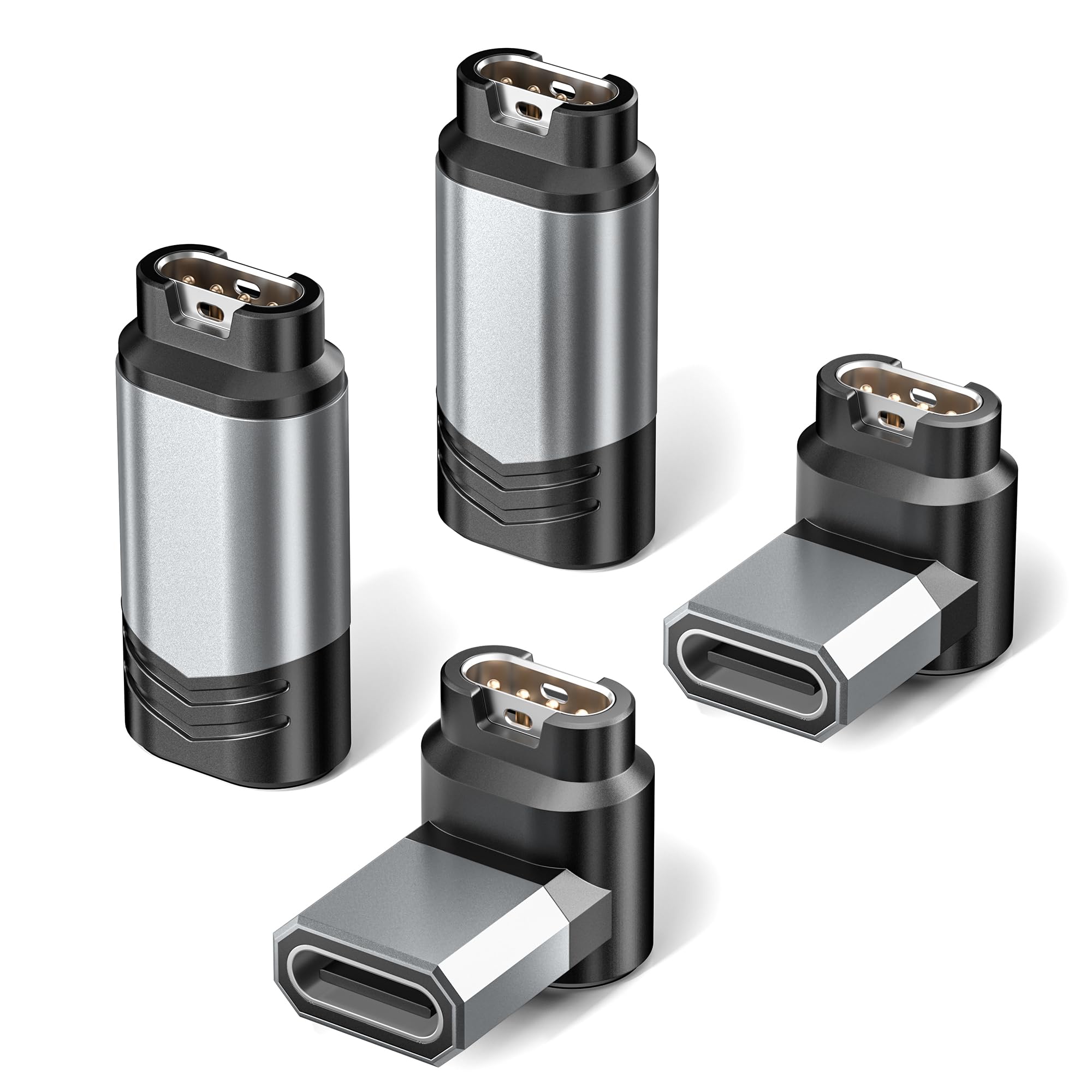 Itramax USB C Charger Adapter for Garmin Watch 4Pack,Type C Charging Cable Converter for Garmin Fenix 8 7 7S 7X 6 E Pro,Forerunner 970 570 965 265 170 55,Instinct,Venu X1 4 3 2,Vivoactive 6 5,Tactix 8