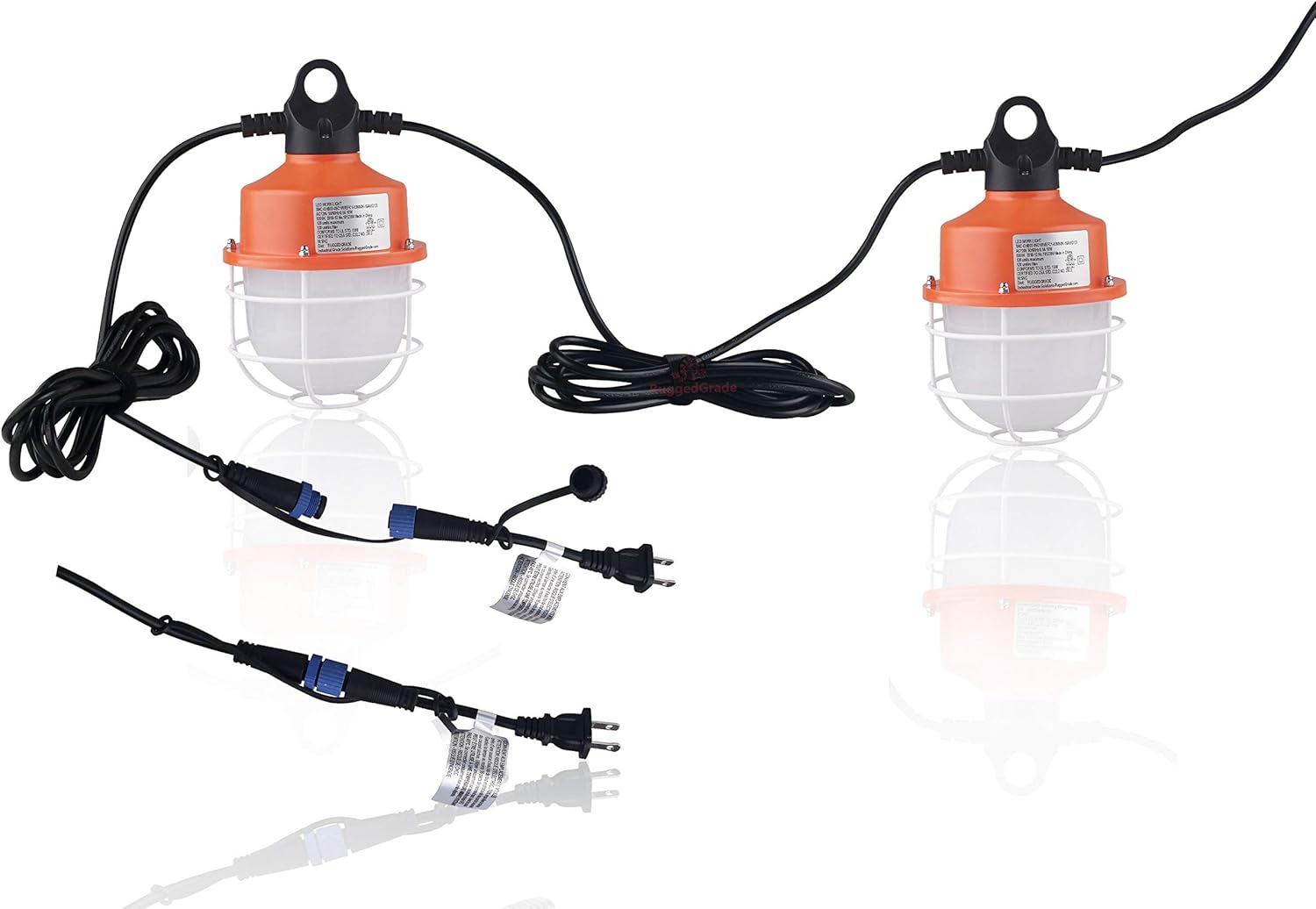 Amazing 🔥 13,00 Lumen Construction Lights - 5pcs of 20 watt Temporary Work Lighting - 100 watt LED Portable Lights - Very Long 18 Meter Cable - Connect Multiples Get Discount Offer 13,00 Lumen Construction Lights - 5pcs of 20 watt Temporary Work Lighting - 100 watt LED Portable Lights - Very Long 18 Meter Cable - Connect Multiples