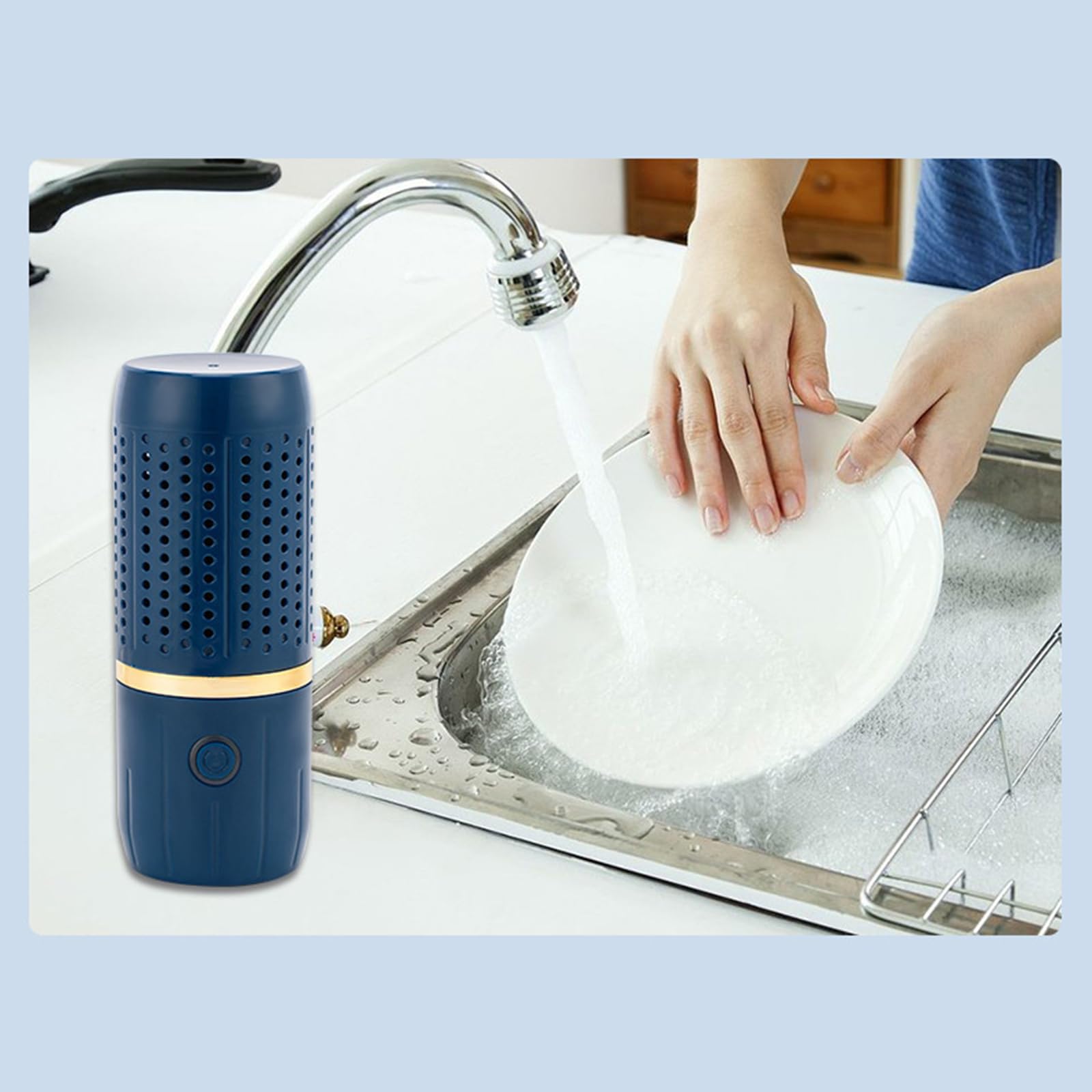 XAGMODSHN Máquina De Limpieza Frutas Y Vegetales Dispositivo Limpieza Verduras Multifuncionales para Frutas Cleaner Verduras Inalámbricas Vegetarianas
