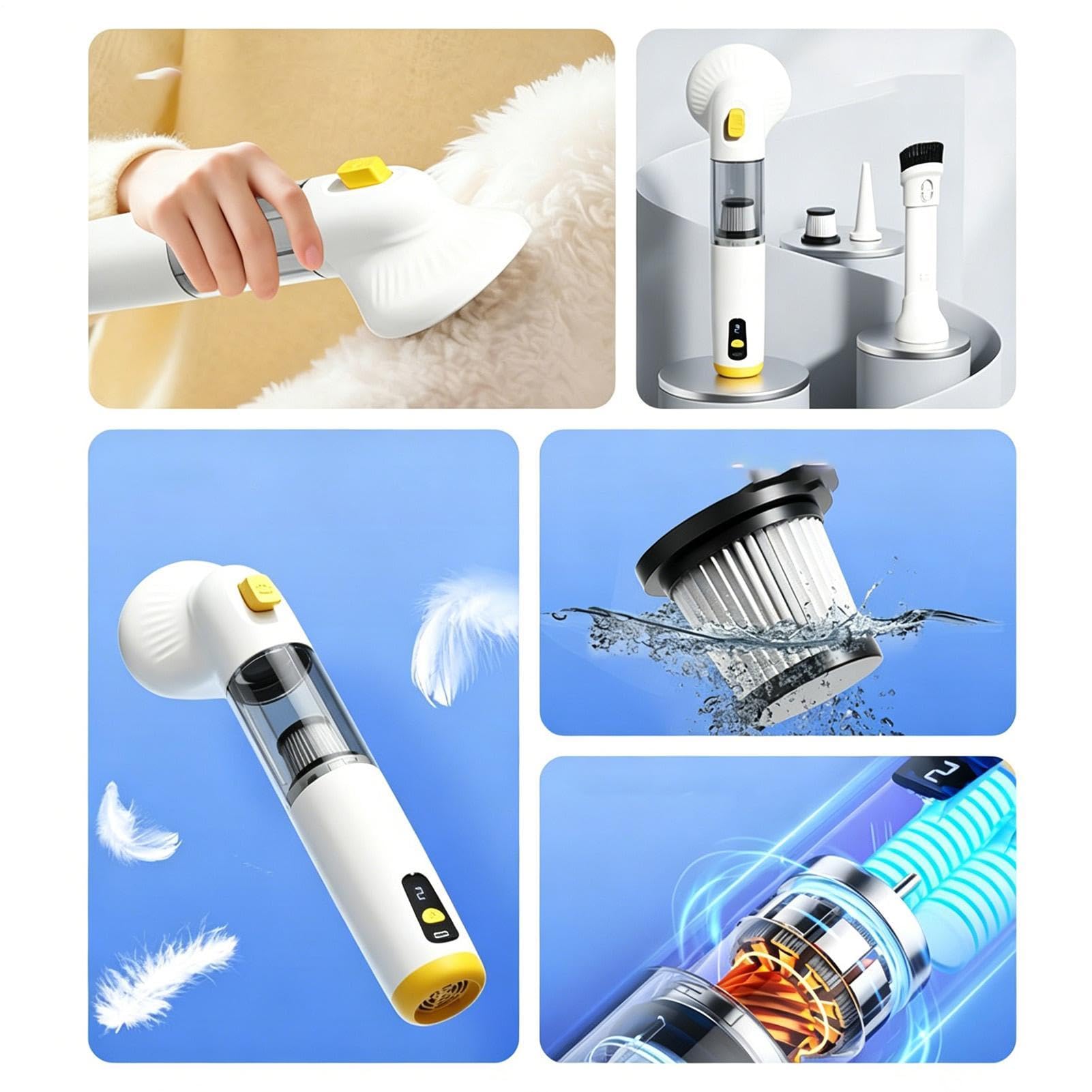 Aspirateur Brosse pour Chien Machine à peigner multifonctionnelle et