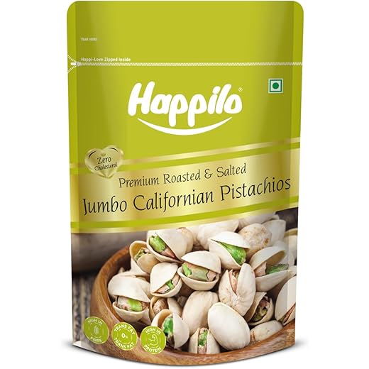 Happilo Premium Roasted Salted Pistachios 200g