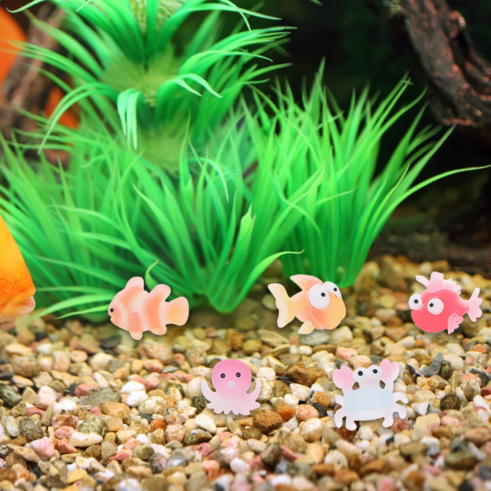 Sewroro Miniaturas de Animales Marinos de Resina 200 Piezas Figuras Pequeñas Variadas para Decoración de Peceras y Jardines de Hadas Ideales para Manualidades y Fiestas Temáticas