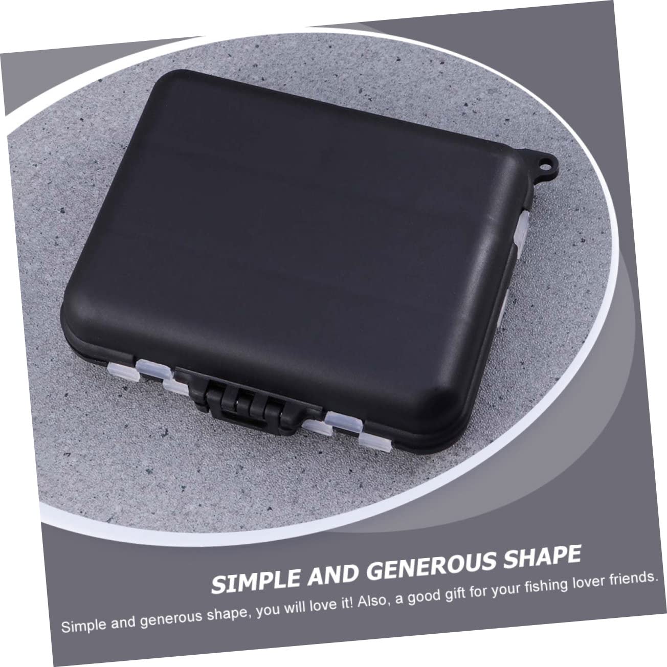 HEMOTON 2Pcs Portable Tackle Supply Organizer Box Multi Function Fishing Storage with Compartments for Convenient Tool Access and Transport