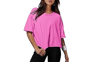 Exceptional Oversized Crop Top in Pure Cotton for Women - Unleashing Comfort and Style