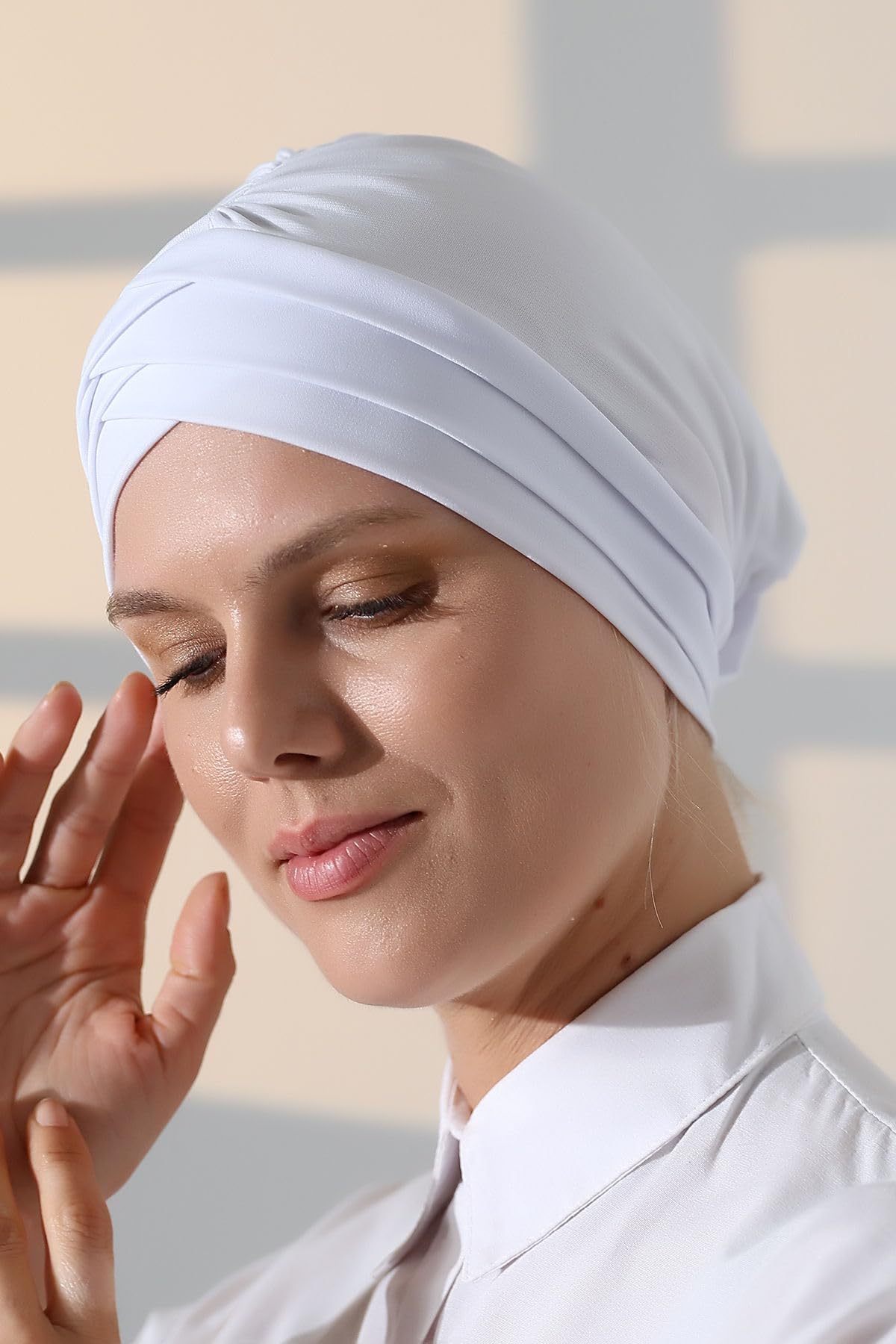 ihvan online, Hijab Cap, turbante per la testa da donna, fascia per capelli, copertura per la testa per pazienti affetti da cancro, sciarpa sotto berretto