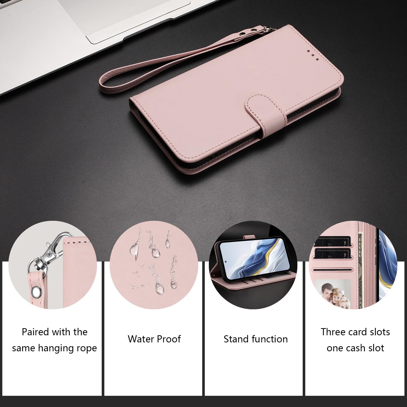 Generic Étui compatible avec Samsung Galaxy S20 Ultra (couleur : bleu foncé) Portefeuille en cuir uni de qualité supérieure avec fermeture magnétique