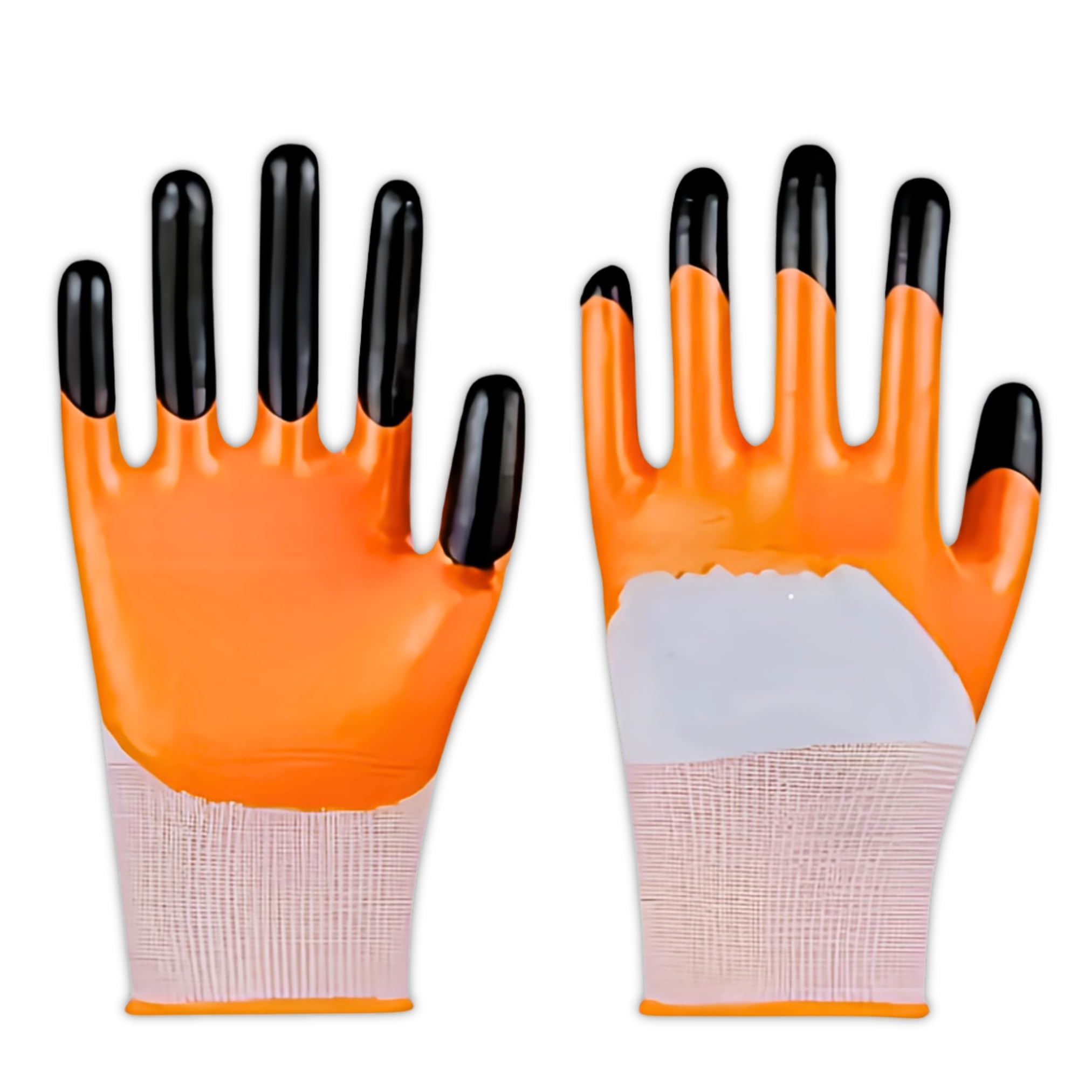 Zamia Gardening Gloves | Flexible, Thorn-Proof, Anti-Slip & Reusable | Orange