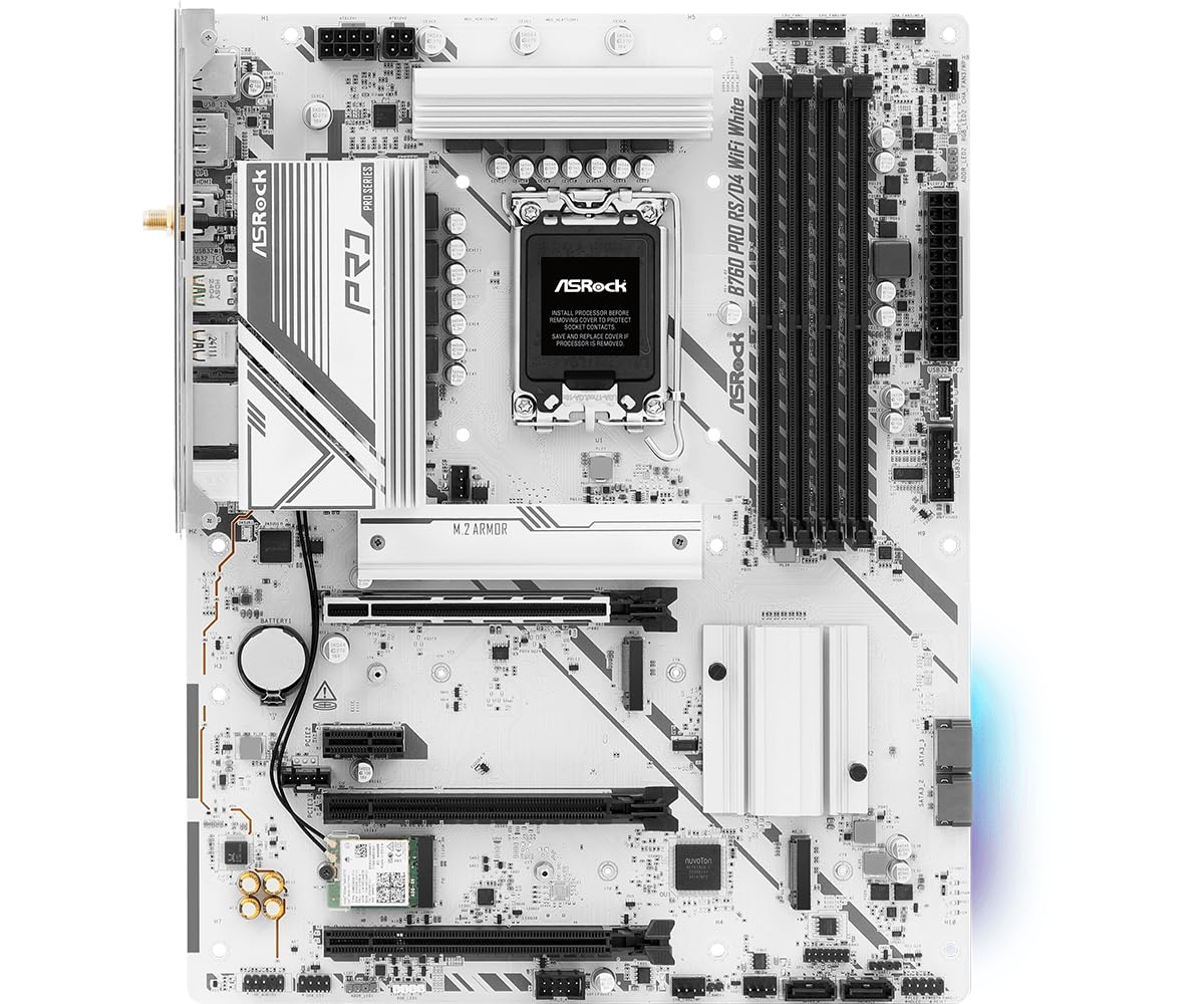 マザーボード ASRock B760 PRO RS WiFi White ASRock > B760 Pro RS WiFi
