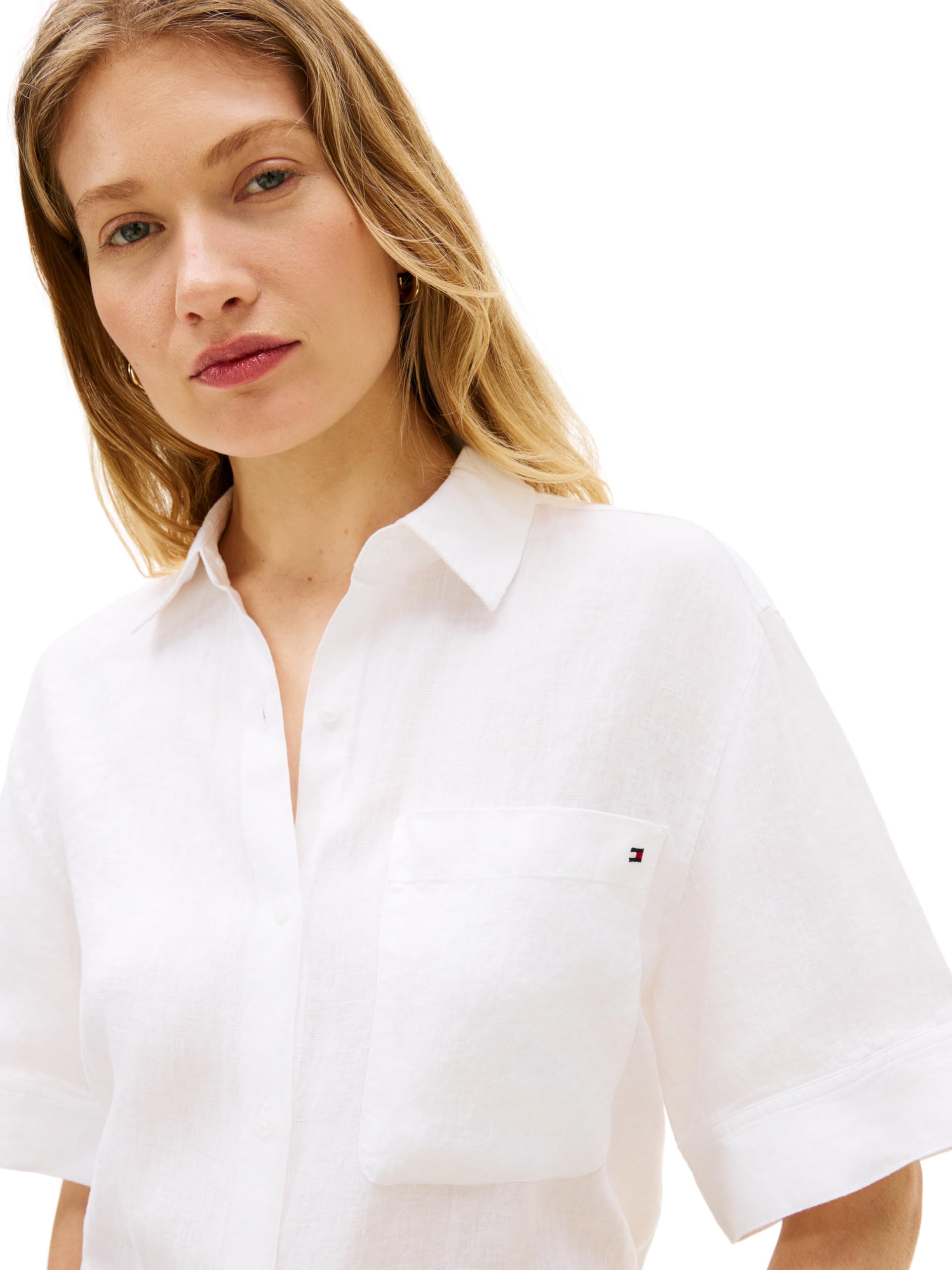 Tommy Hilfiger Camisa S/S para Mujer